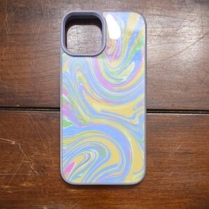 Multicolor Swirl iPhone 14 Phone Case